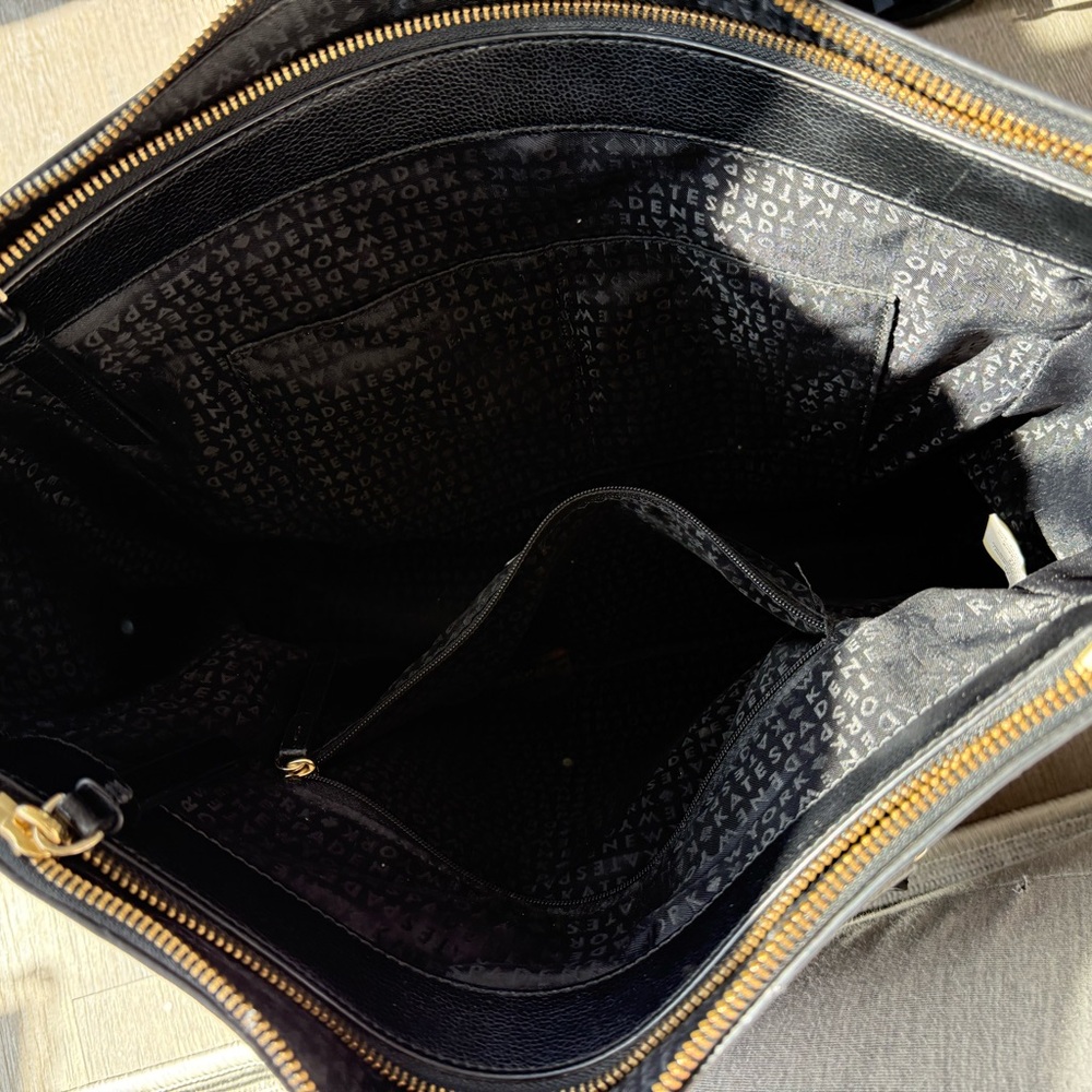 Kate Spade Black Structured Shoulder Bag - Picture 6 of 7